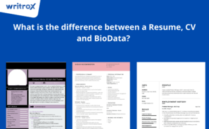 What is the difference between Resume, CV, and BioData?