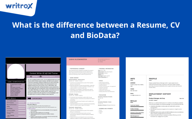 What Is The Difference Between Resume Cv And Biodata