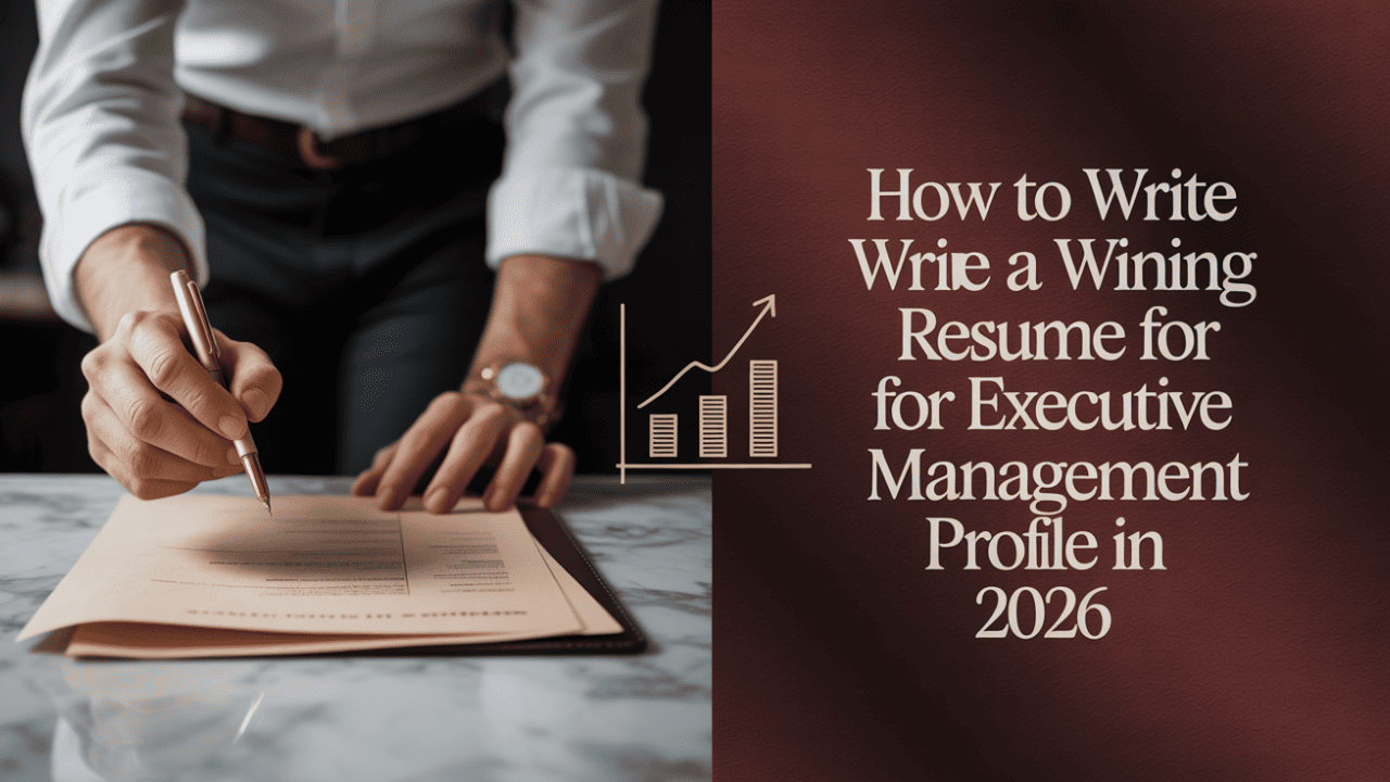 How to write a winning resume for executive profile management profile in 2026
