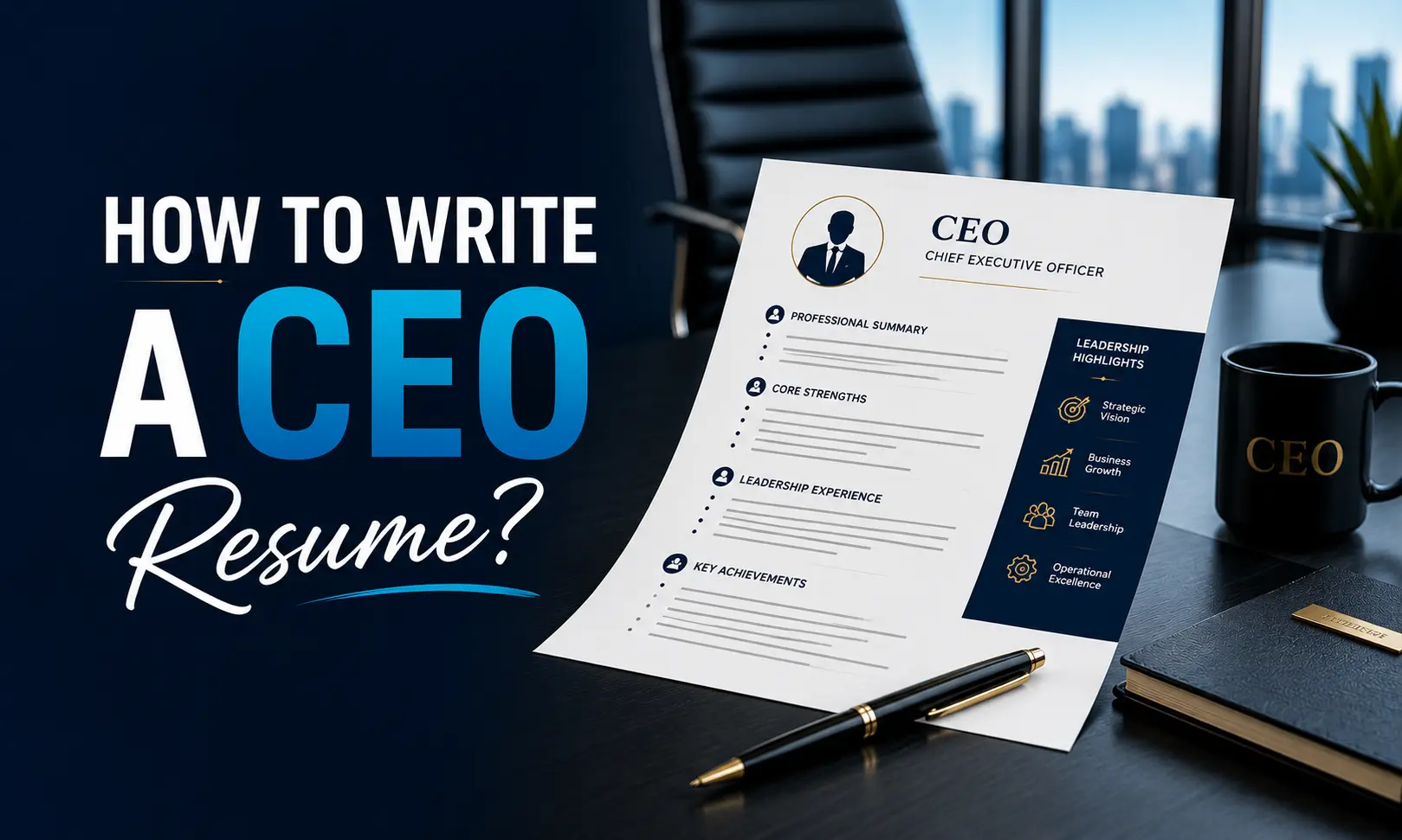 how to write a ceo resume