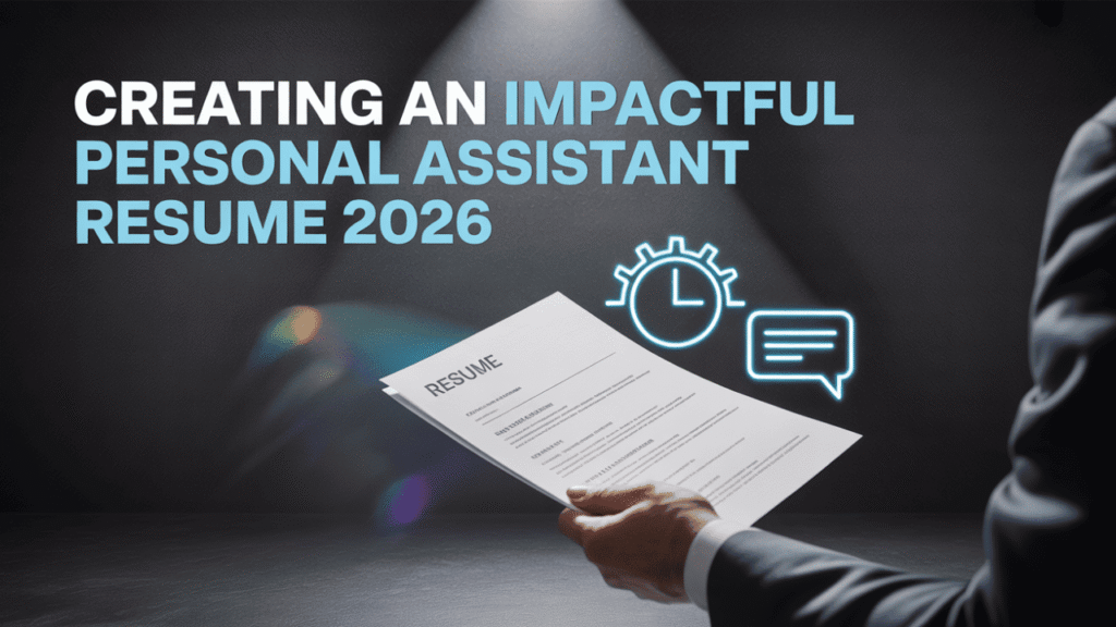 Creating an Impactful Personal Assistant Resume Examples and Strategies for 2026