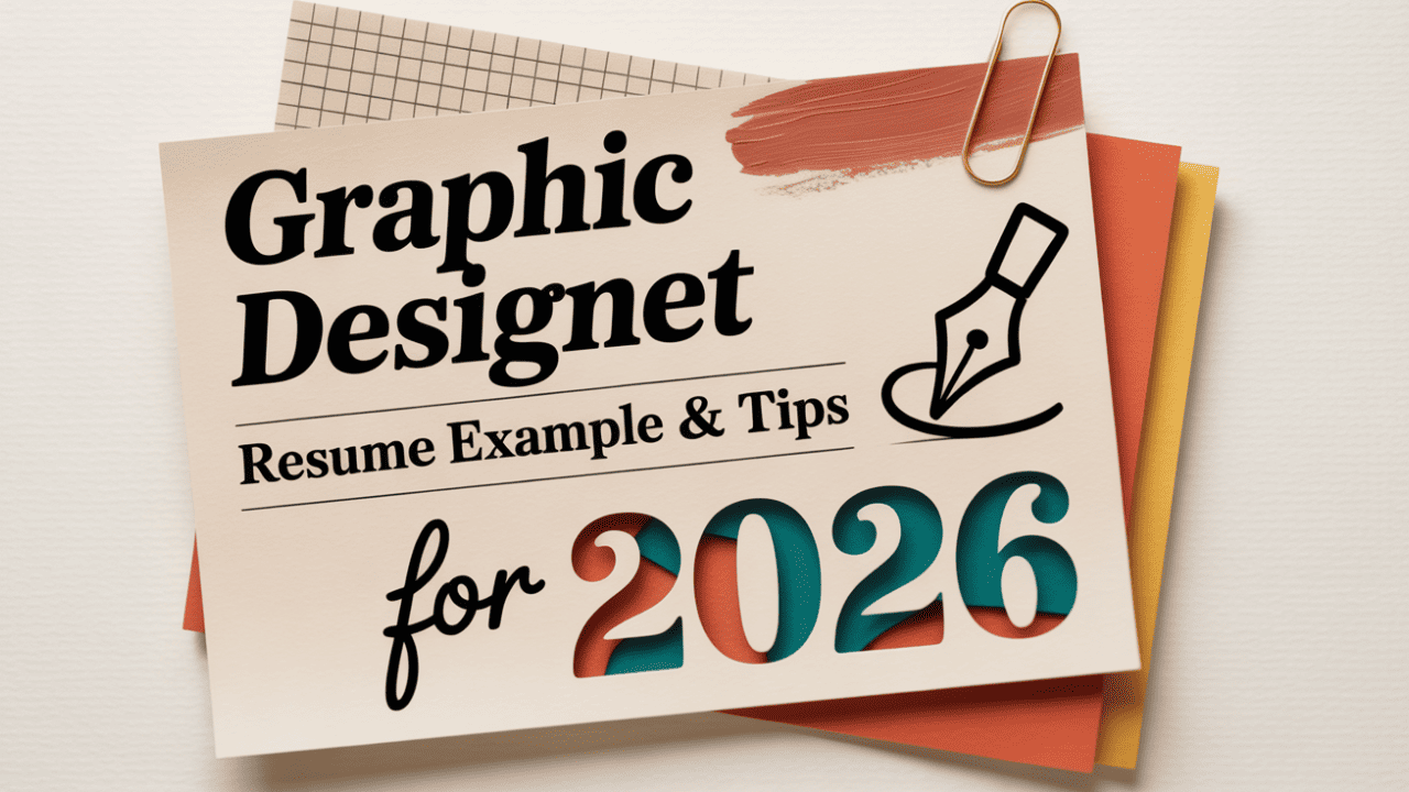 Graphic Designer Resume Example  & Tips  for 2026