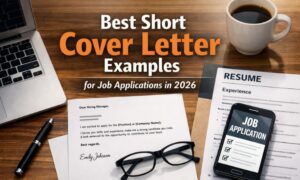 Short Cover Letter