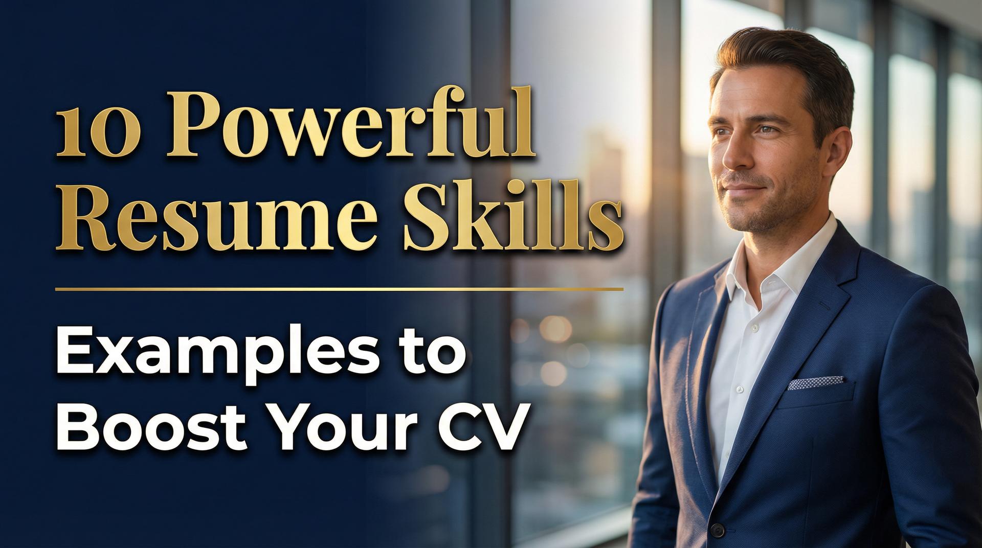 10 Powerful Resume Skills Examples to Boost Your CV