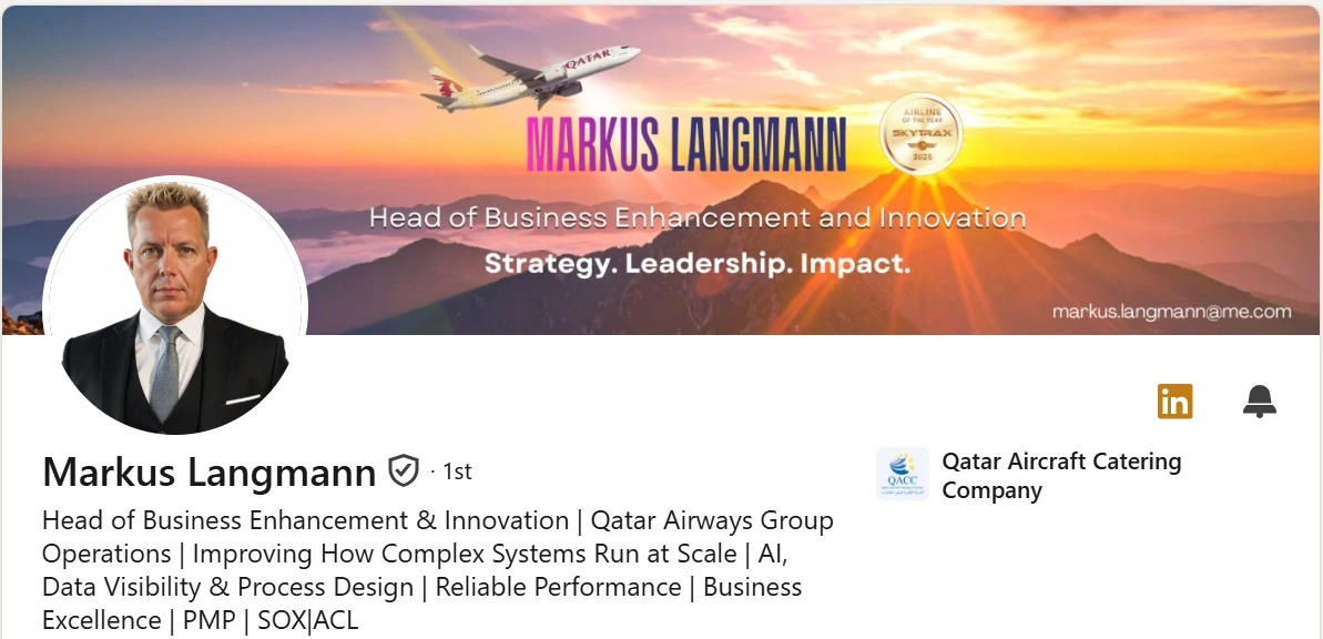 professional LinkedIn profile