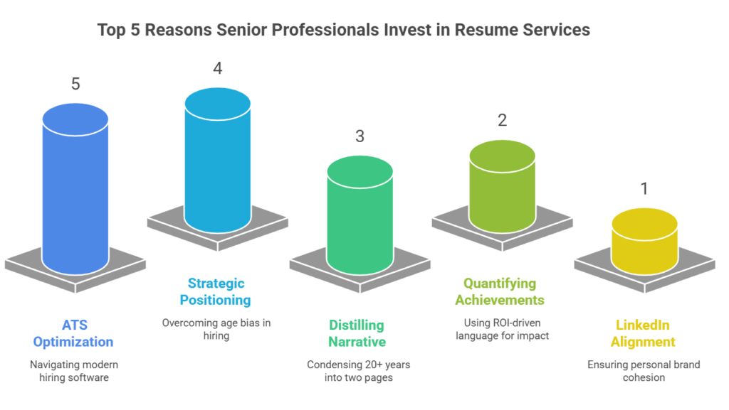 Top 5 Reasons Senior Professionals Invest in Resume Services