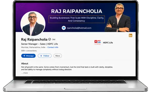 raj raipancholia linkedin profile optimized by writrox