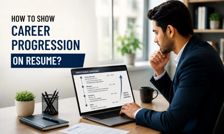 career progression on resume