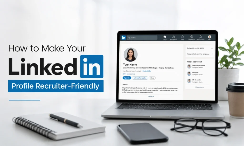 how to make your linkedin profile recruiter friendly
