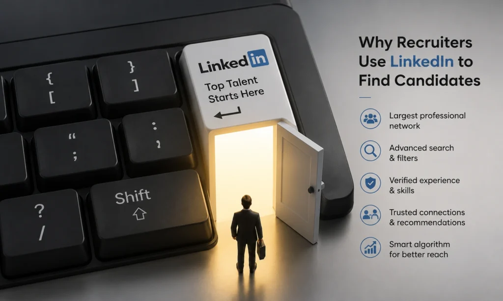 why recruiters use linkedin to find candidates